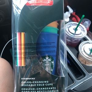 Starbucks color changing cups
